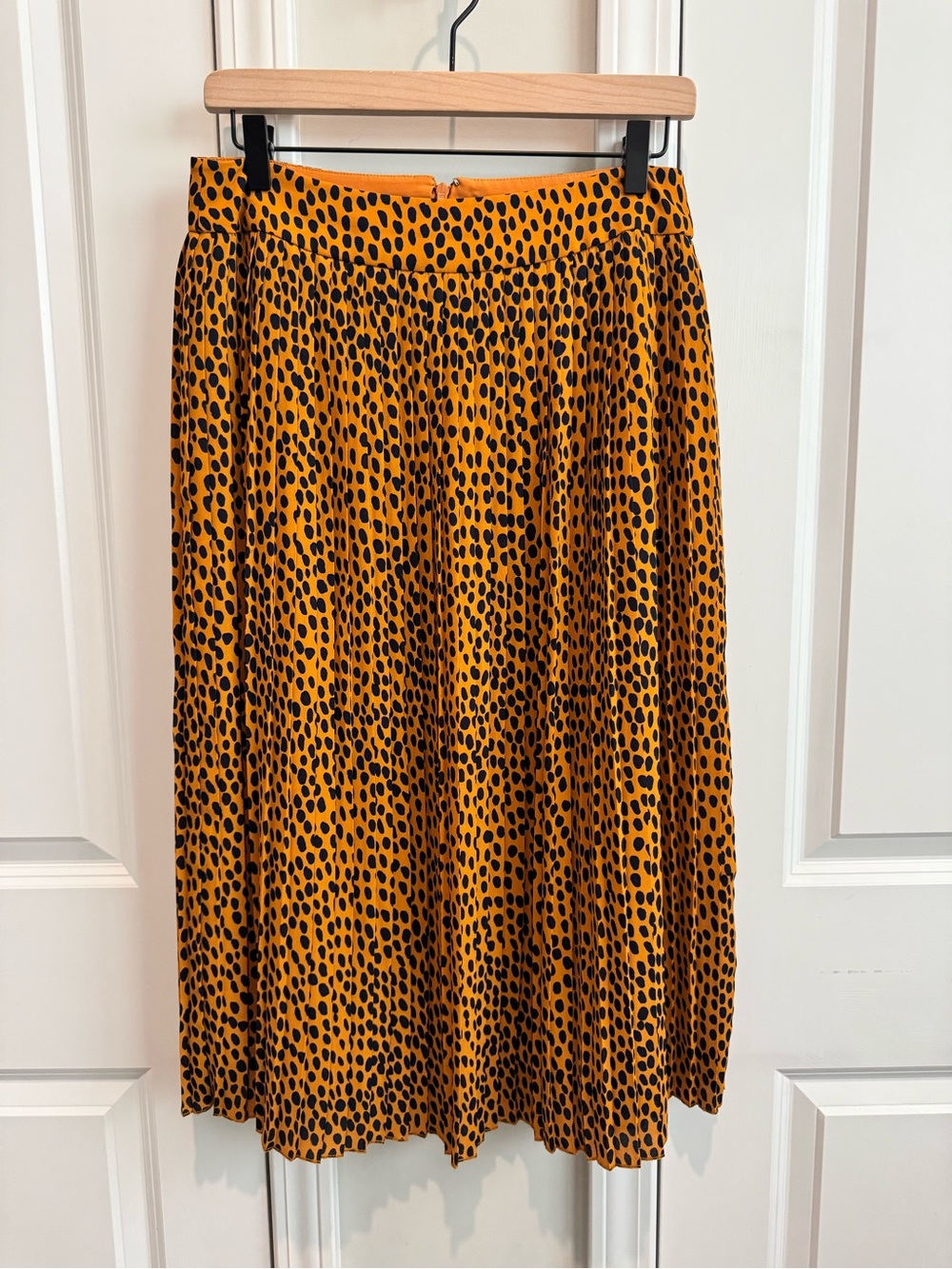 J.Crew Factory Pleated Midi Skirt